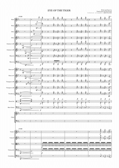 Eye Of The Tiger (arr. Jakub Kotowski)