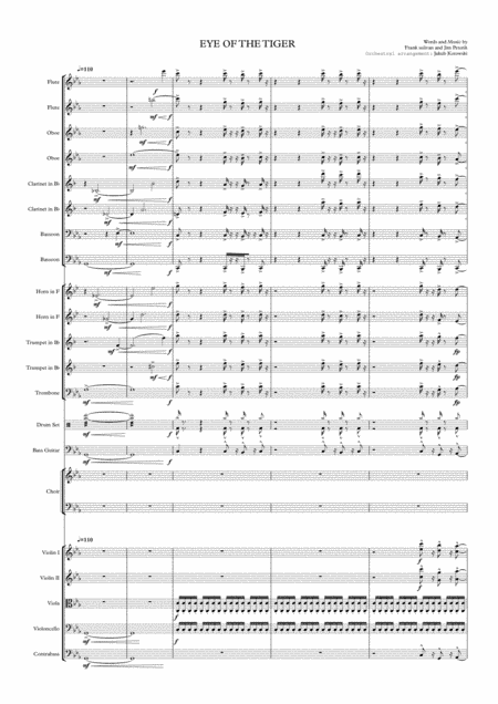 Eye Of The Tiger (arr. Jakub Kotowski)