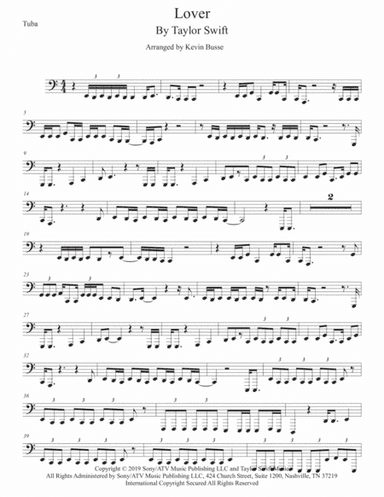 Lover (arr. Kevin Busse)