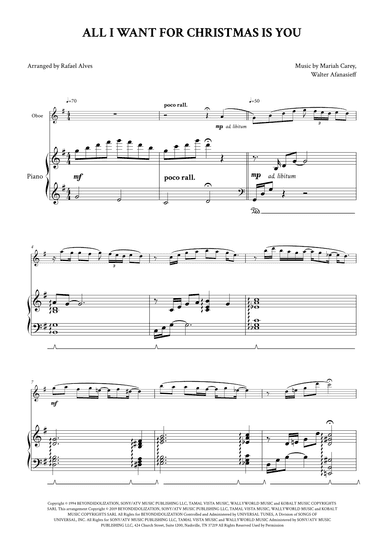 All I Want For Christmas Is You (arr. Rafael Alves)