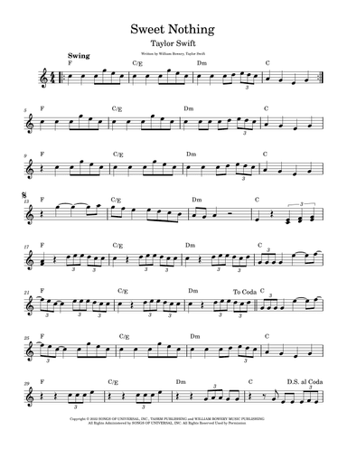 Sweet Nothing (arr. Dennis Cheng)