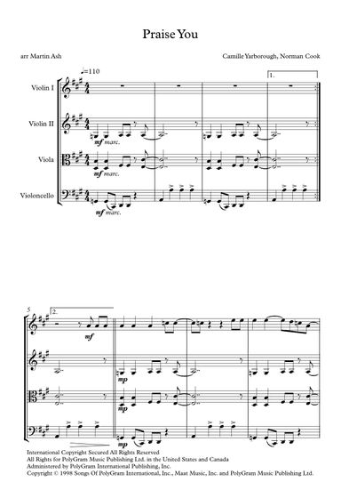 Praise You (praise U) (arr. Martin Ash)