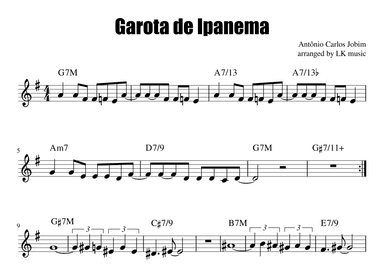 Garôta De Ipanema (arr. Lkmusic)