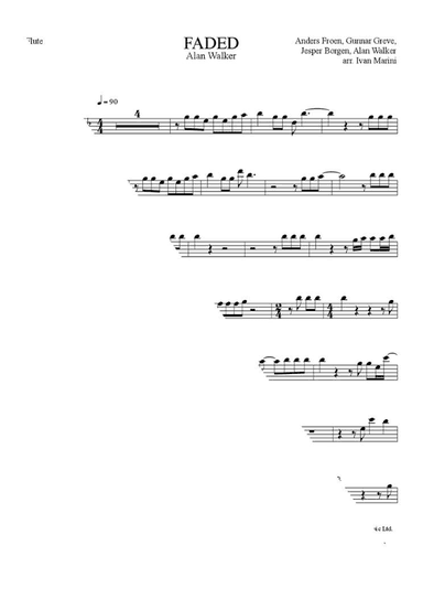 Faded (arr. Ivan Marini)