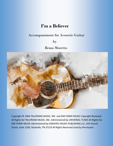 I'm A Believer (arr. Remo Moretto)