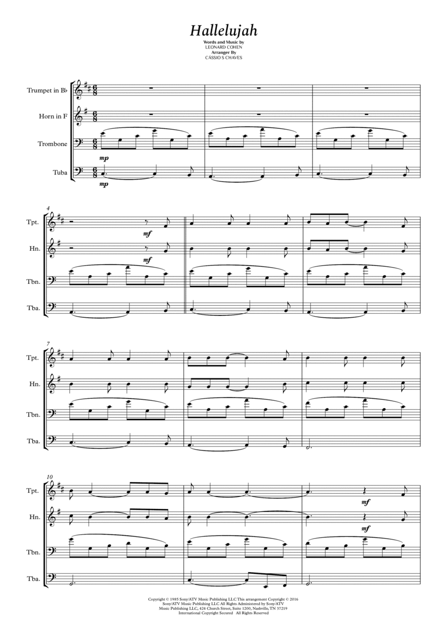 Hallelujah (arr. Cássio Silva Chaves)