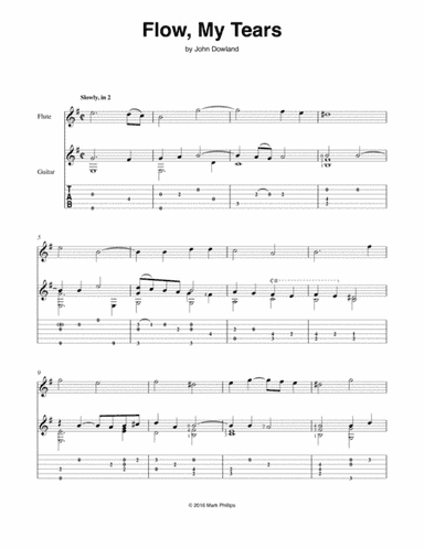 Flow, My Tears (arr. Mark Phillips)