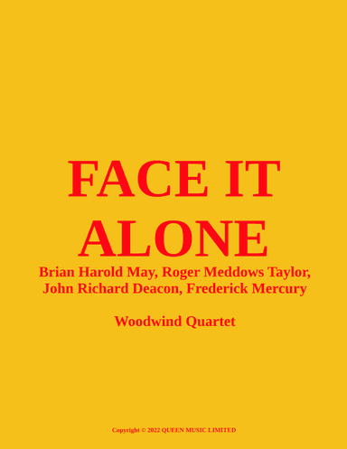 Face It Alone (arr. Jeff Tincher)