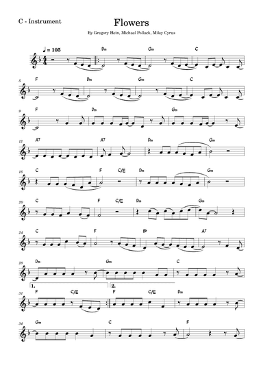 Flowers (arr. Fabio Eduardo de Oliveira)