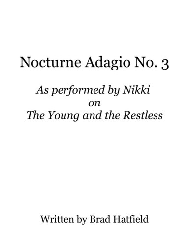 Nocturne Adagio No. 3