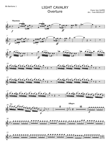 Light Cavalry Overture (arr. Yves Bouillot)