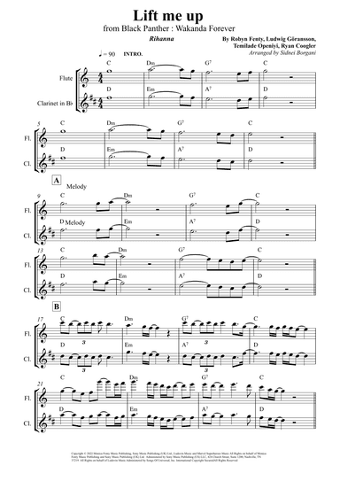 Lift Me Up (arr. Sidnei Borgani)