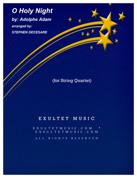 O Holy Night (for String Quartet and Piano) (arr. Stephen DeCesare)