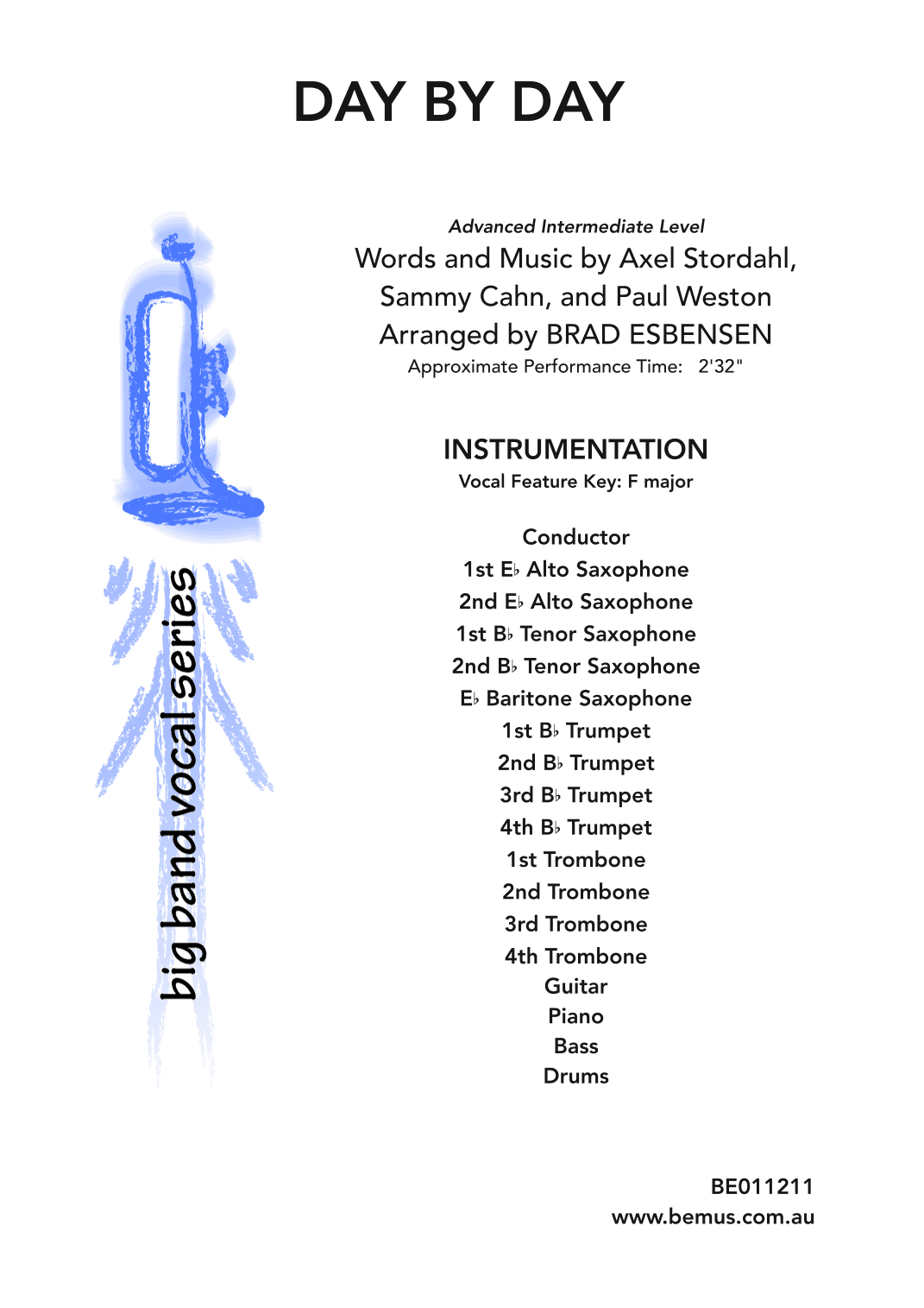 Day By Day (arr. Brad Esbensen)