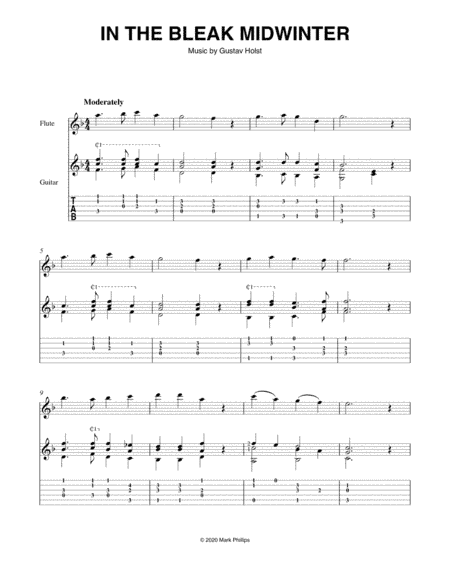 In the Bleak Midwinter (arr. Mark Phillips)
