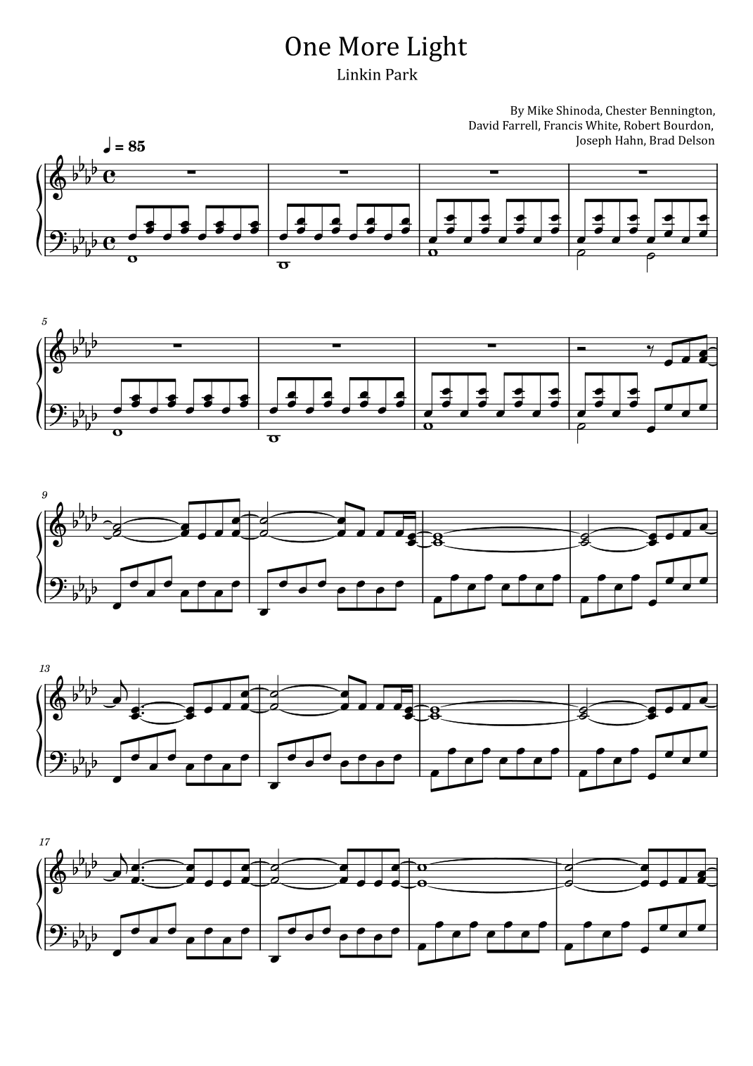 One More Light (arr. poon)