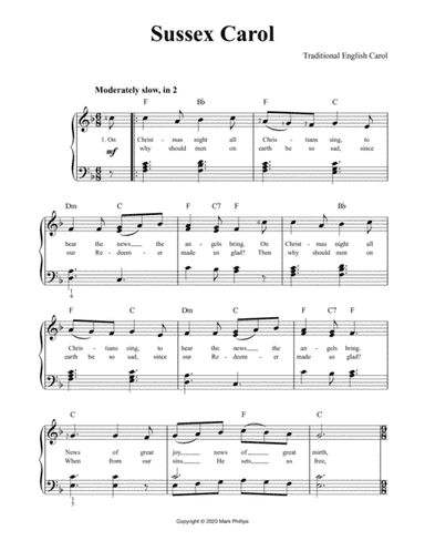 Sussex Carol (arr. Mark Phillips)