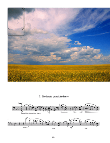 Sonata pour Piano et Violoncelle, in F major, Cello Part (arr. Zellev)