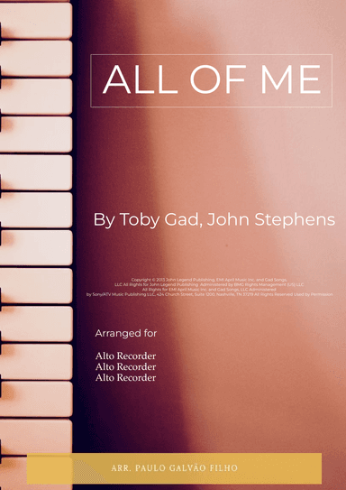 All Of Me (arr. Paulo Galvão)