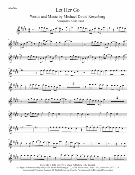 Let Her Go (arr. Kevin Busse)