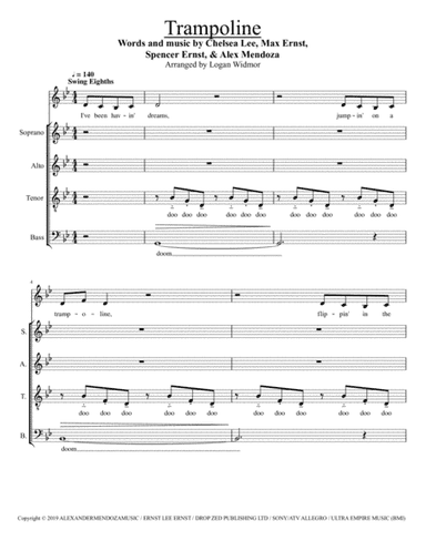 Trampoline (arr. Logan Widmor)