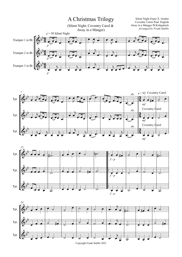 A Christmas Trilogy (arr. Frank Stubbs)