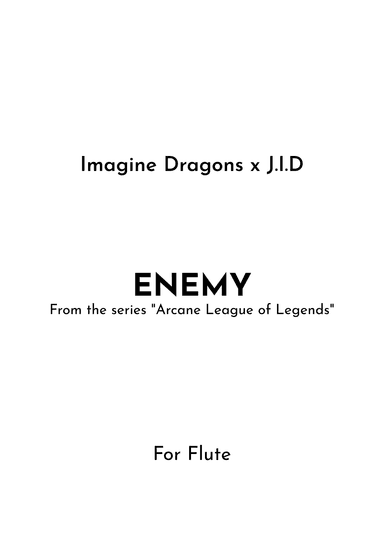 Enemy (arr. Jireh J.)