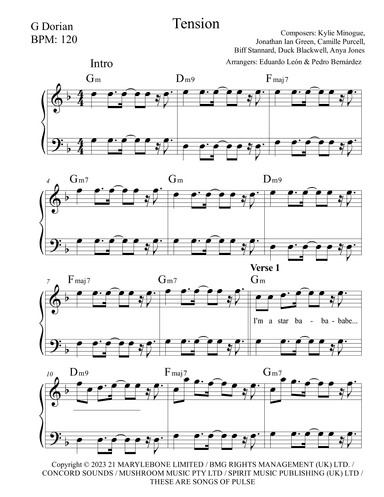 Tension (arr. Eduardo León, Pedro Bernárdez)