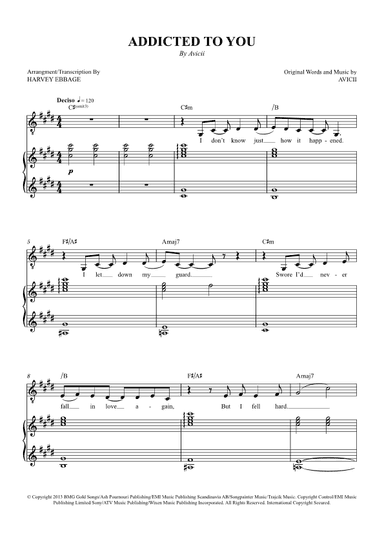 Addicted To You (arr. Harvey Ebbage)