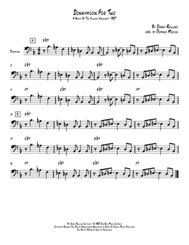 Sonnymoon For Two (arr. Dominic Meccia)