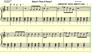Wasn't That A Party? (arr. Doug Abbott)