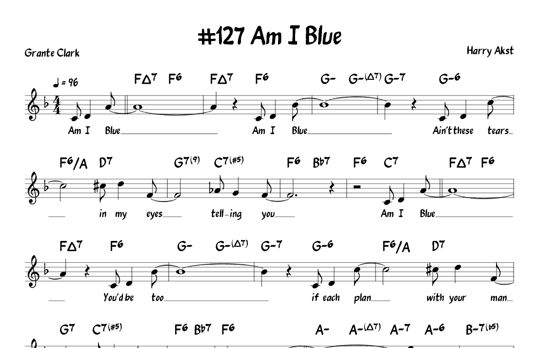 Am I Blue (arr. John Fries)