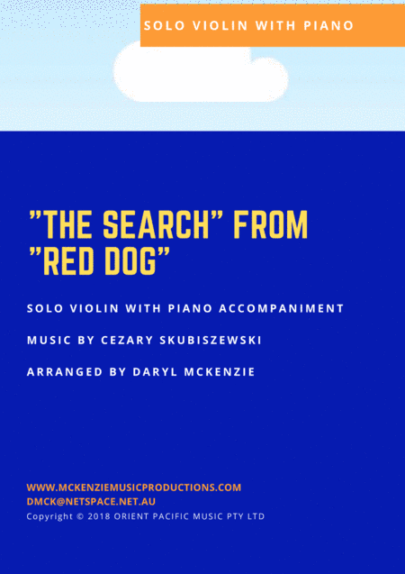 The Search (arr. Daryl McKenzie)