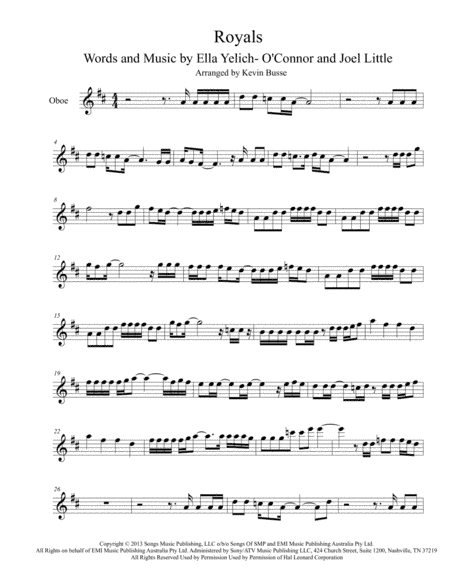 Royals (arr. Kevin Busse)