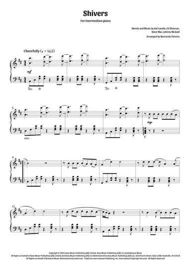 Shivers (arr. Bernardo Pereira)