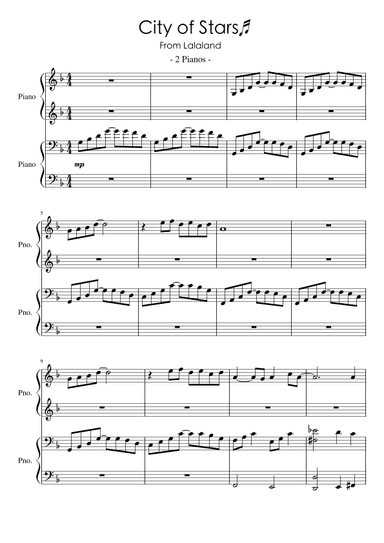 City Of Stars (arr. Ai Bharwani)