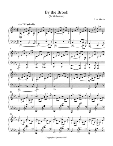 By the Brook for Piano solo