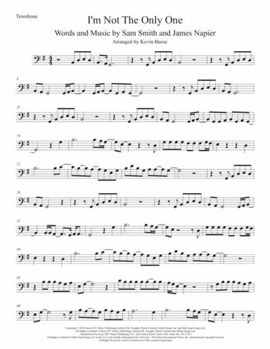 I'm Not The Only One (arr. Kevin Busse)