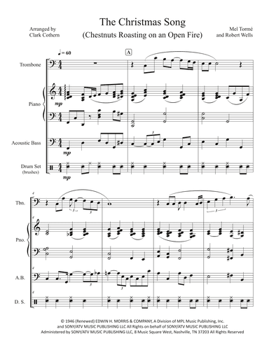 The Christmas Song (chestnuts Roasting On An Open Fire) (arr. Clark Cothern)