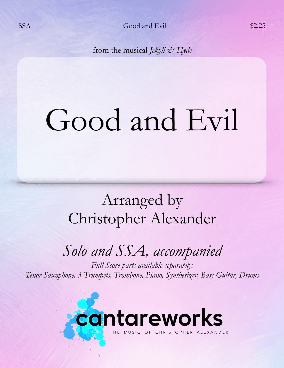 Good And Evil (arr. Christopher Alexander)