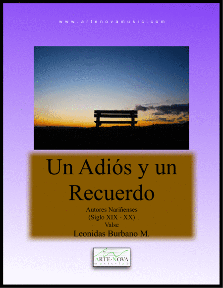 Un Adiós y un Recuerdo - Vals for Piano (arr. Arte Nova Music Lab)