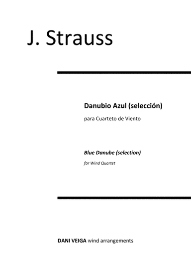 Blue Danube for Oboe, Clarinet, Horn and Bassoon (arr. Dani Veiga)
