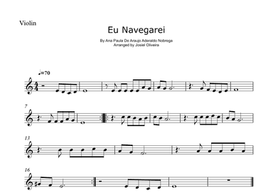 Espontaneo - Eu Navegarei (arr. Josiel Oliveira)