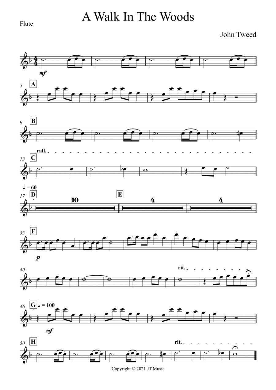 A Walk In The Woods - Concert Band