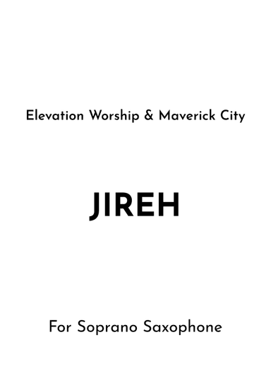 Jireh (arr. Jireh J.)