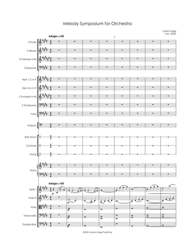 Melody Symposium for Orchestra