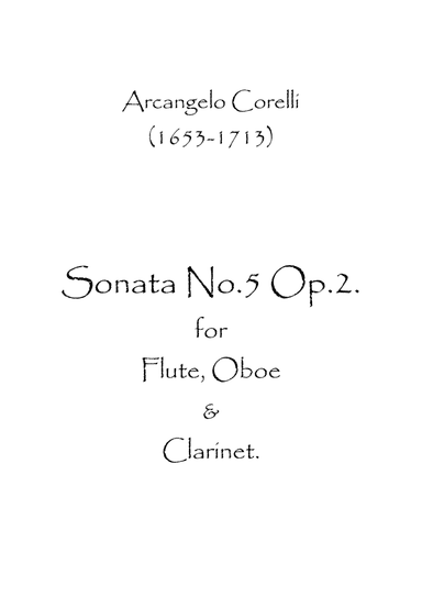 Sonata No.5 Op.2 (arr. Spence Bundy)