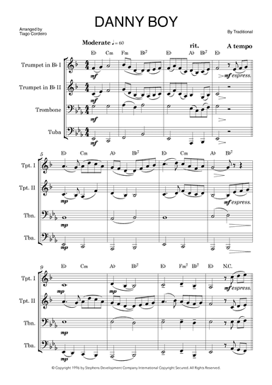 Danny Boy (arr. Tiago Cordeiro)