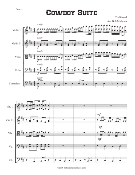 Cowboy Suite (arr. Bob Mathews)