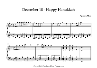 December 18 - Happy Hanukkah